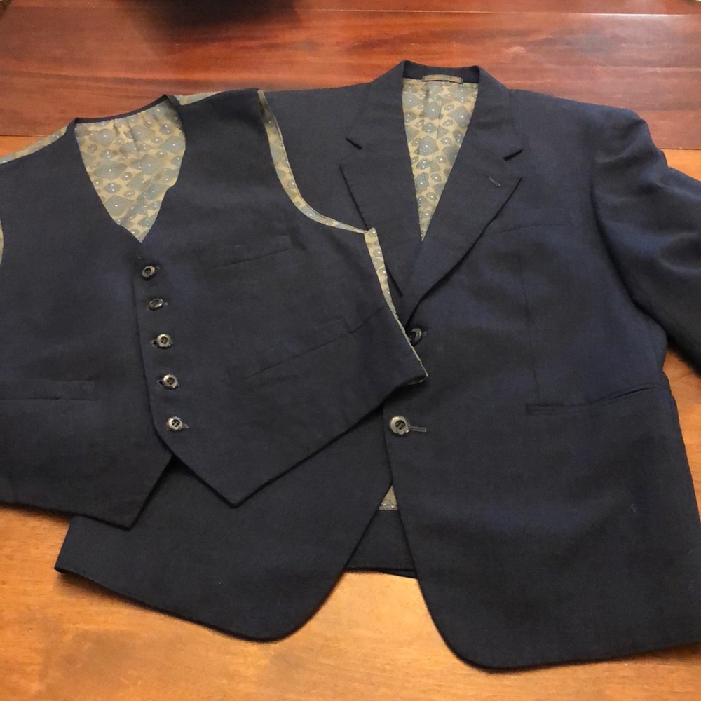 Vintage Jacket & Vest 2pc set See Measurements Small-Medium